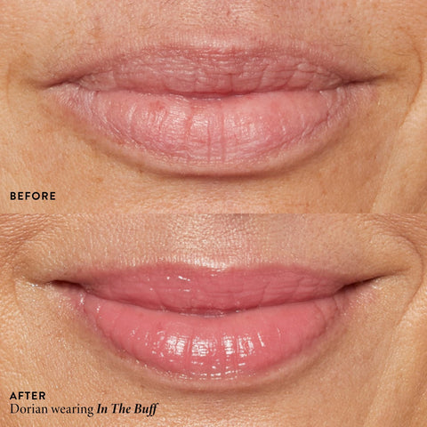 LAURA GELLER NEW YORK Jelly Balm Moisturizing Tinted Lip Balm - In the Buff - Hydrating Vitamin E - Semi-Shine Finish