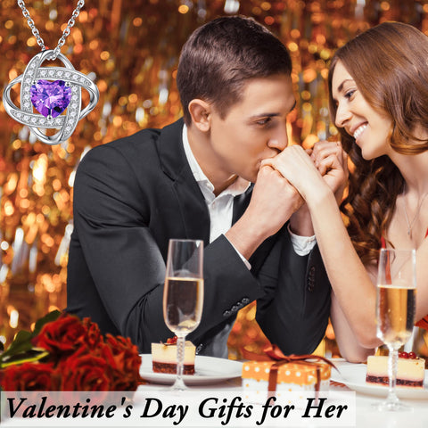 Iefil Birthday Gifts for Women - Birthstone Necklace for Women, Anniversary Women Necklace, Alexandrite Necklace, June Birthstone, Jewelry Gifts for Wife Girlfriend