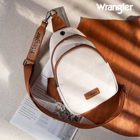 Wrangler Crossbody Sling Bags for Women Large Cross Body Purse with Headphone Hole Wrangler