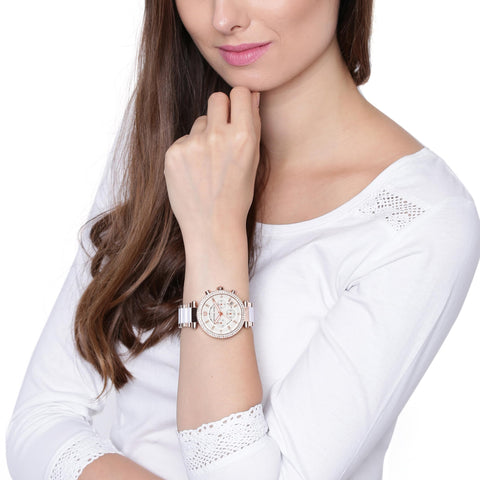 Michael Kors Women's Two Tone Parker Watch MK5774 Michael Kors