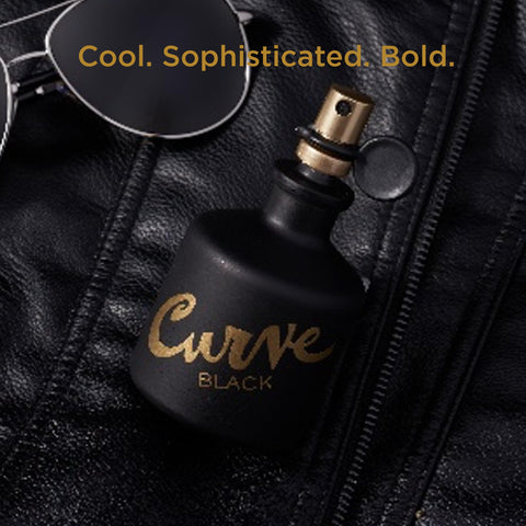Curve Black For Men, Cologne Spray with Casual Day or Night Scent, 4.2 oz