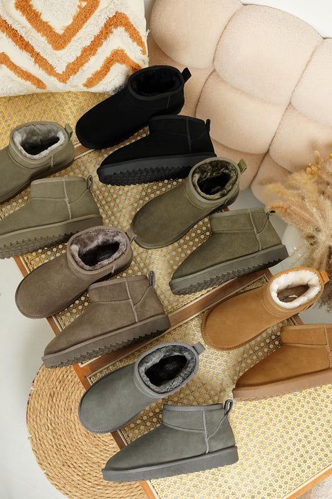 Project Cloud 100% Genuine Leather Ankle Boots for Women - Water Resistant with Memory Foam Insole Winter Boots for Women - Trending Shoes & Comfortable Women's Ankle Boots (Hippy, SANSUE, 8)