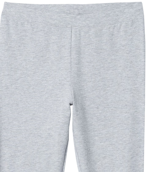 Amazon Essentials Toddler Girls' Leggings, Pack of 5, Black Stars/Grey/Orange/Peach Leaf Print/White Stripe, 3T