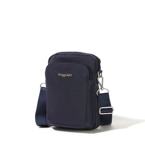 Baggallini Womens Modern Everywhere Explorer Crossbody, French Navy Baggallini
