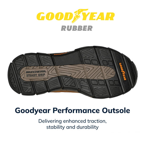 Skechers Men's 204454 Ankle Boot, Cdb, 11.5