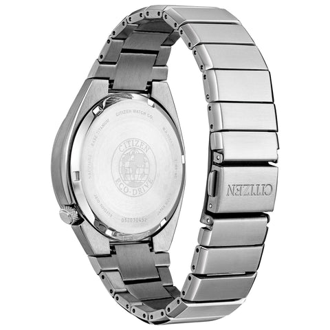 Citizen Men's Eco-Drive Sport Luxury Armor Watch in Super Titanium, Black Dial (Model: AW1660-51H) Citizen