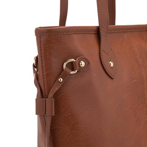 Montana West Tote Bag for Women Brown Ladies Designer Purses and Handbags Top Handle Shoulder Satchel Hobo Bag with Coin Purse, 2PCS Set MWC2-087BR Montana West