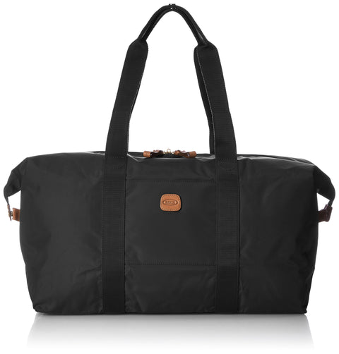Bric's X-Bag/X-Travel 2.0 Folding Duffel Bag - 18" Carry On and Overnight Travel Bag - Black Bric's