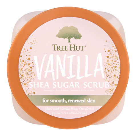 Tree Hut Vanilla Shea Sugar Exfoliating & Hydrating Body Scrub, 18 oz Tree Hut