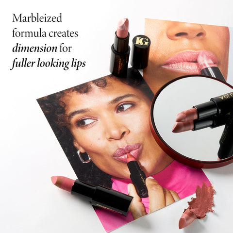 LAURA GELLER NEW YORK Italian Marble Sheer Lipstick - Peach Bellini - Hydrating & Lightweight - Vitamin E & Caster Seed Oil - Cream Finish