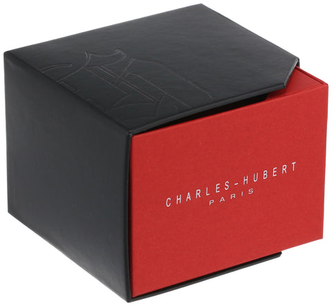 Charles-Hubert, Paris Women's 6911-W Premium Collection Analog Display Japanese Quartz Black Watch CHARLES-HUBERT PARIS
