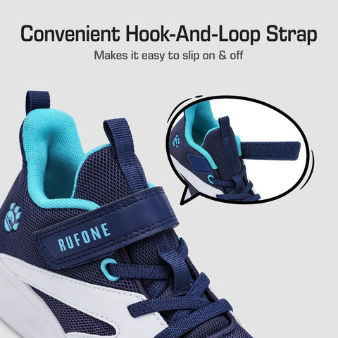 Kids Sneakers for Boys Girls Running Tennis Shoes Anti Slip and Breathable Sport Athletic Suitable for Campus Walking and Playing