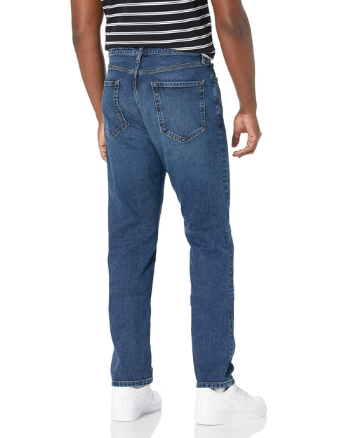 Amazon Essentials Men's Athletic-Fit Stretch Jeans - Medium Wash, 34W x 31L Amazon Essentials