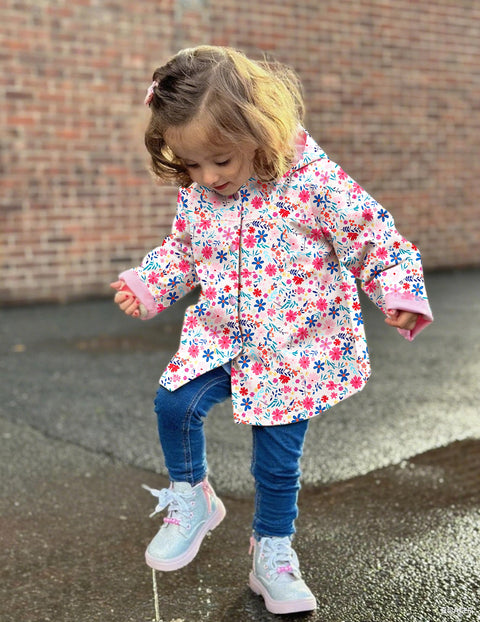 Arshiner Girl Baby Kid Waterproof Hooded Coat Jacket Outwear Raincoat Hoodies