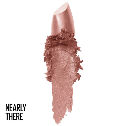 Maybelline Color Sensational Lipstick, Lip Makeup, Cream Finish, Hydrating Lipstick, Nearly There, Nude ,1 Count MAYBELLINE