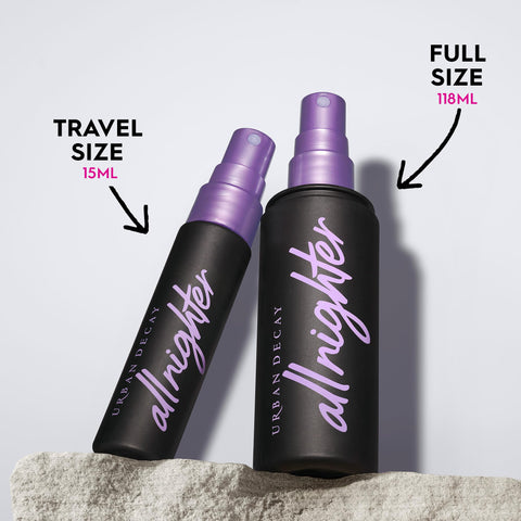 Urban Decay All Nighter Waterproof Makeup Setting Spray (Full Size) - Natural Finish, Smudge-Proof, Transfer-Resistant, Up to 16HR Wear, Cools Skin Temperature, Fine Mist, Controls Shine - 4 Fl Oz URBAN DECAY