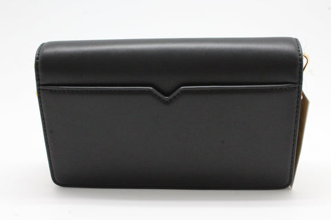MICHAEL KORS CECE MEDIUM FLAP VEGAN LEATHER SHOULDER CROSSBODY BAG CLUTCH BLACK Michael Kors