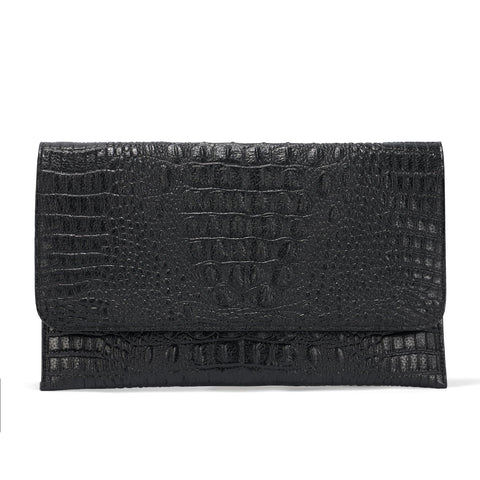 SWEETV Evening Clutch Purses for Women Elegant Wristlet Wallets Crocodile Pattern PU Leather Cross body Purse Formal/Wedding SWEETV