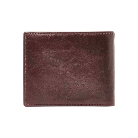 Fossil Men's Ingram Leather RFID-Blocking Bifold with Flip ID Wallet, Brown, (Model: ML3784200) Fossil