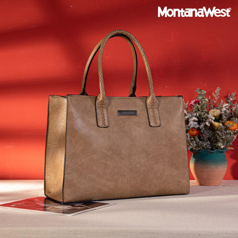 Tote Handbags 4Pcs Purses Set for Womens Purses and Handbags Shoulder Bag Wallet Large and Medium MWC4-289KH Montana West