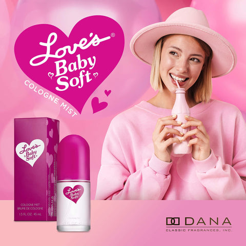Dana Love's Fresh Lemon, Love's Baby Soft, Bundle Perfumes For Women, (1.5 fl oz) Dana