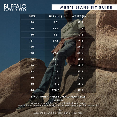Buffalo David Bitton Men's Slim Ash Jeans, Grey Sanded, 34x32