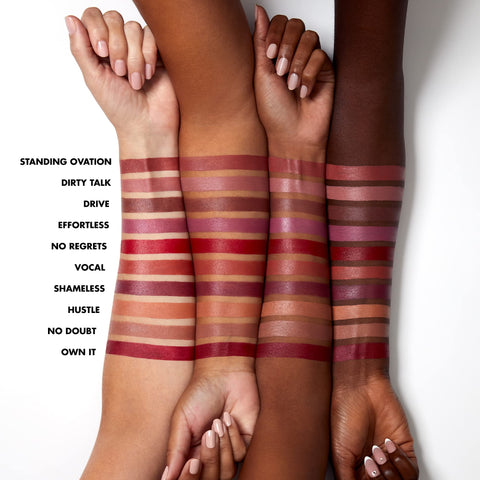 e.l.f. O Face Satin Lipstick, Richly Pigmented, Nourishing & Long-Lasting Creamy Lipstick, Infused With Jojoba, Vegan & Cruelty-Free, Smolder