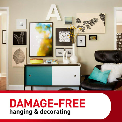 Command Large Picture Hanging Strips, White, Holds up to 16 lbs, 14-Pairs, Easy to Open Packaging Command