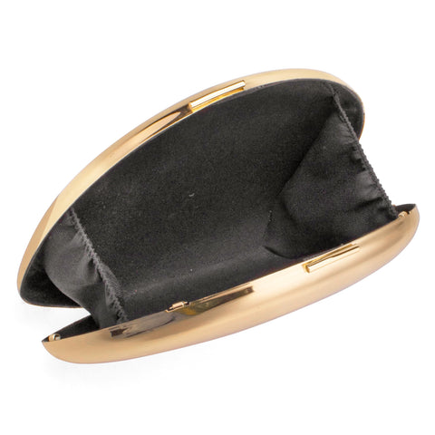 YYW Evening Clutch Purse for Women Metal Reflective Shoulder Bag Unique Handbag for Wedding Party Prom (Gold) YYW