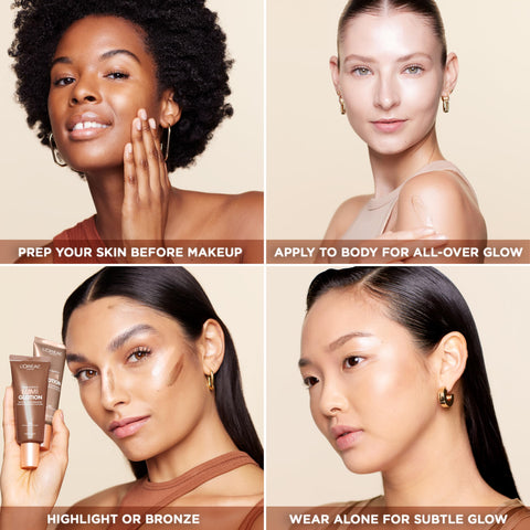 L'Oreal Paris Makeup True Match Lumi Glotion, Natural Glow Enhancer, Illuminator Highlighter, Bronzing Drops For a Sun-Kissed Glow, 903 Medium L'Oreal Paris