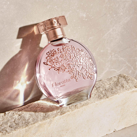 O Boticário Floratta Rose Eau de Toilette, Long-Lasting Floral Rose Fragrance Perfume for Women, 2.5 Ounce O Boticário