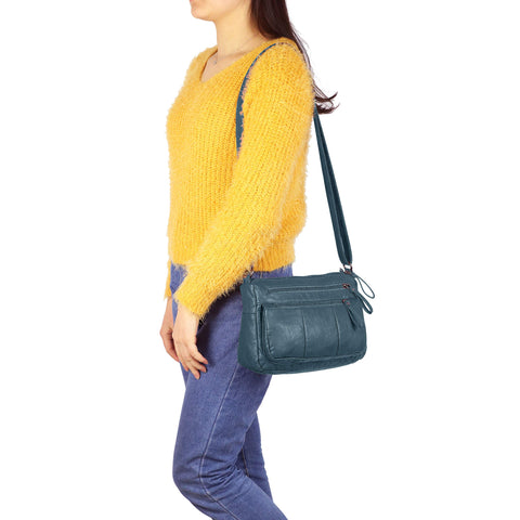 VOLGANIK ROCK Purses for Women Soft PU Leather Shoulder Bag Ladies Crossbody Purse and handbags Lightweight Pocketbook VOLGANIK ROCK