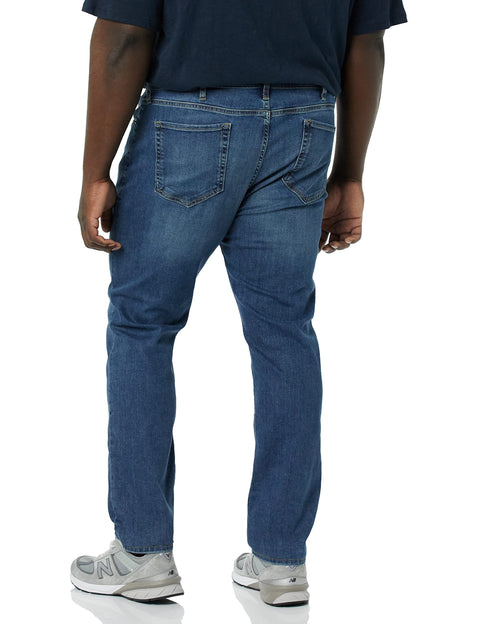 Amazon Essentials Men's Skinny-Fit High Stretch Jean, Medium Wash, 34W x 30L