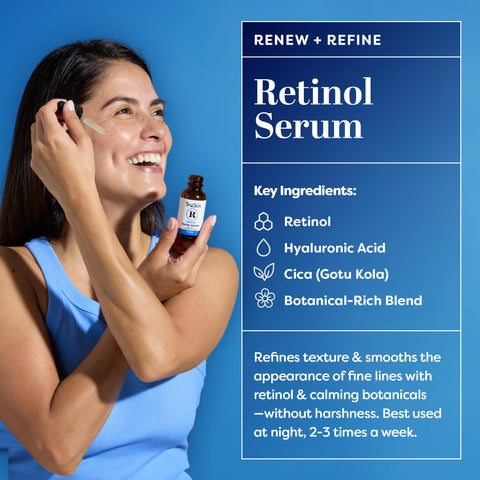 TruSkin Face Serum Trio – Hyaluronic Acid, Vitamin C & Retinol Serum for Face – Anti Aging Skin Care Set for Women – Skincare for Bright, Smooth, Hydrated & Firmer-Looking Skin, 1 fl oz, 3 Bottles