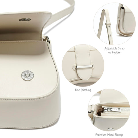 Ligoflsy Beige Purse for Women Small Vegan Leather Shoulder Bag Mini Ladies Clutch Handbag Ligoflsy