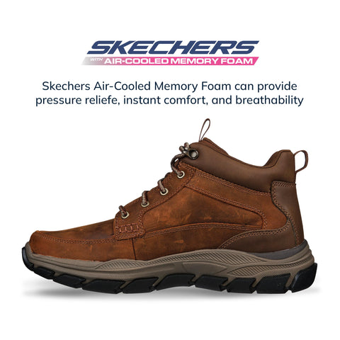 Skechers Men's 204454 Ankle Boot, Cdb, 9.5 X-Wide