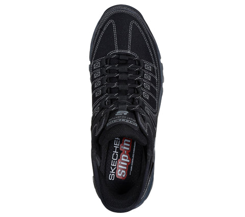 Skechers Men's Summits at Hands Free Slip-in Sneaker, Black/Charcoal, 11 Wide