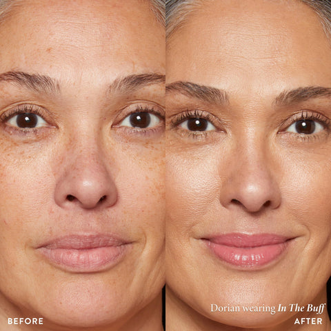 LAURA GELLER NEW YORK Jelly Balm Moisturizing Tinted Lip Balm - In the Buff - Hydrating Vitamin E - Semi-Shine Finish