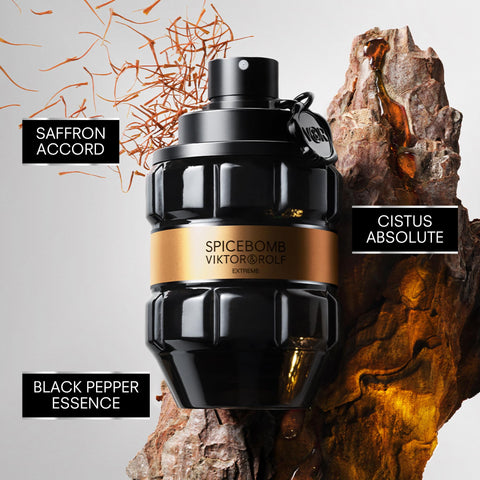 Viktor&Rolf - Spicebomb Extreme Eau de Parfum - Woody & Spicy - Cologne for Men - With Notes of Amber & Vanilla - 3 Fl Oz Viktor&Rolf