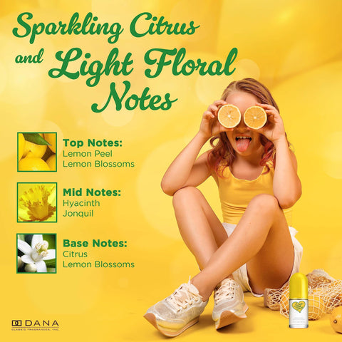 Dana Love's Fresh Lemon, Love's Baby Soft, Bundle Perfumes For Women, (1.5 fl oz) Dana