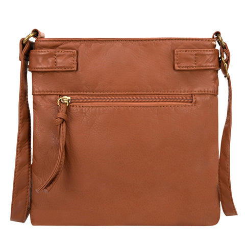 Montana West Multi Pocket Crossbody Purse for Women Shoulder Bag Ultra Soft Washed Vegan Leather Travel Bag,MWC-046CM Montana West