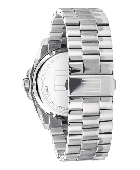 Tommy Hilfiger Men's Quartz Stainless Steel and Bracelet Casual Watch, Color: Grey (Model: 1791684) Tommy Hilfiger