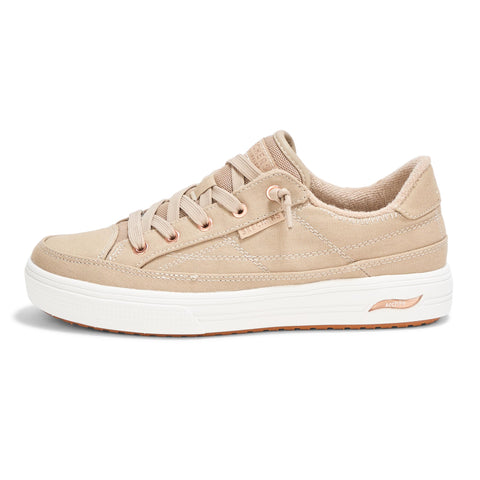 Skechers Women's Arch Fit Arcade-Meet Ya There Sneaker, Taupe, 9