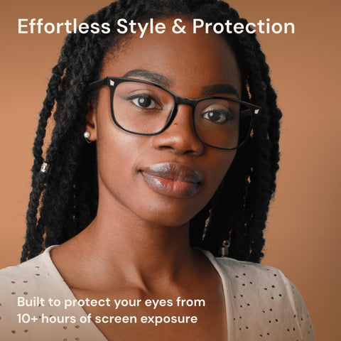 Gaoye Stylish Blue Light Glasses for Woman - Computer Glasses 99% Blue Light Blocking - Lightweight TR90 Frames - 3 pack Gaoye