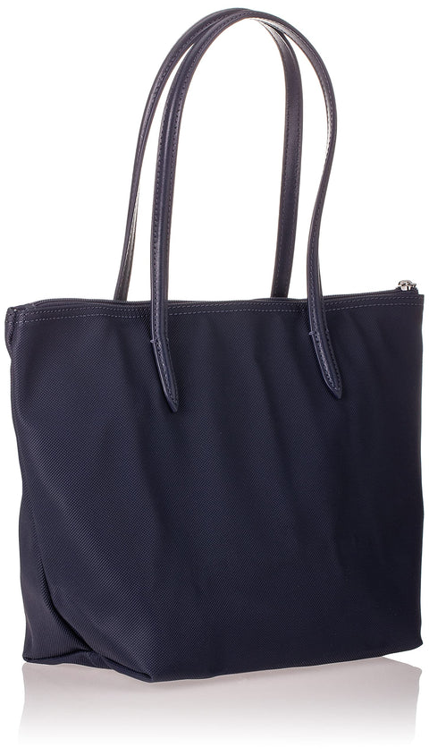 Lacoste Women's L.12.12 Small Tote Bag Shoulder Handbag, Eclipse, One Size Lacoste
