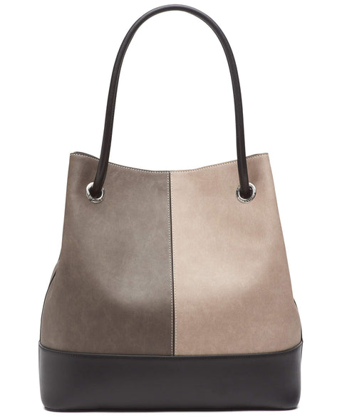 Calvin Klein Gabrianna Novelty North/South Key Item Tote, Grey Combo Calvin Klein