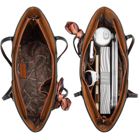 Montana West Tote Bag for Women Top Handle Satchel Purse Oversized Shoulder Handbag Hobo Bags Brown MWC-323BR Montana West