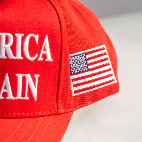 Trump 45-47 MAGA Hat - Red