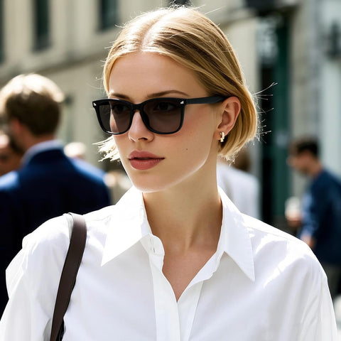 MASDUN Polarized Sunglasses for Women Men Classic Retro Style Sun glasses UV Protection (3 Pack) (Brown Gradient + Transparent Brown + Black)