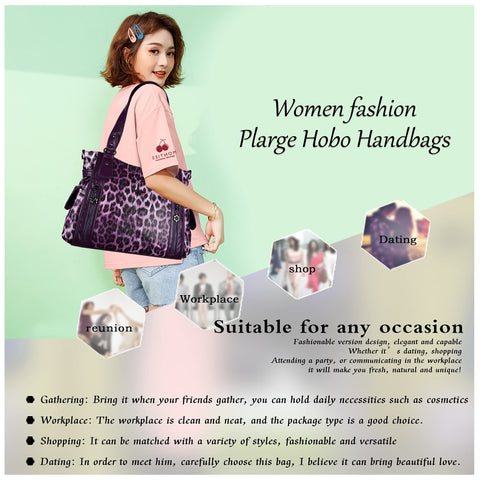 angel kiss Handbags for Women Top-Handle Hobo Purse Roomy Casual Shoulder Bags Leather Tote Satchel Purse for Womens